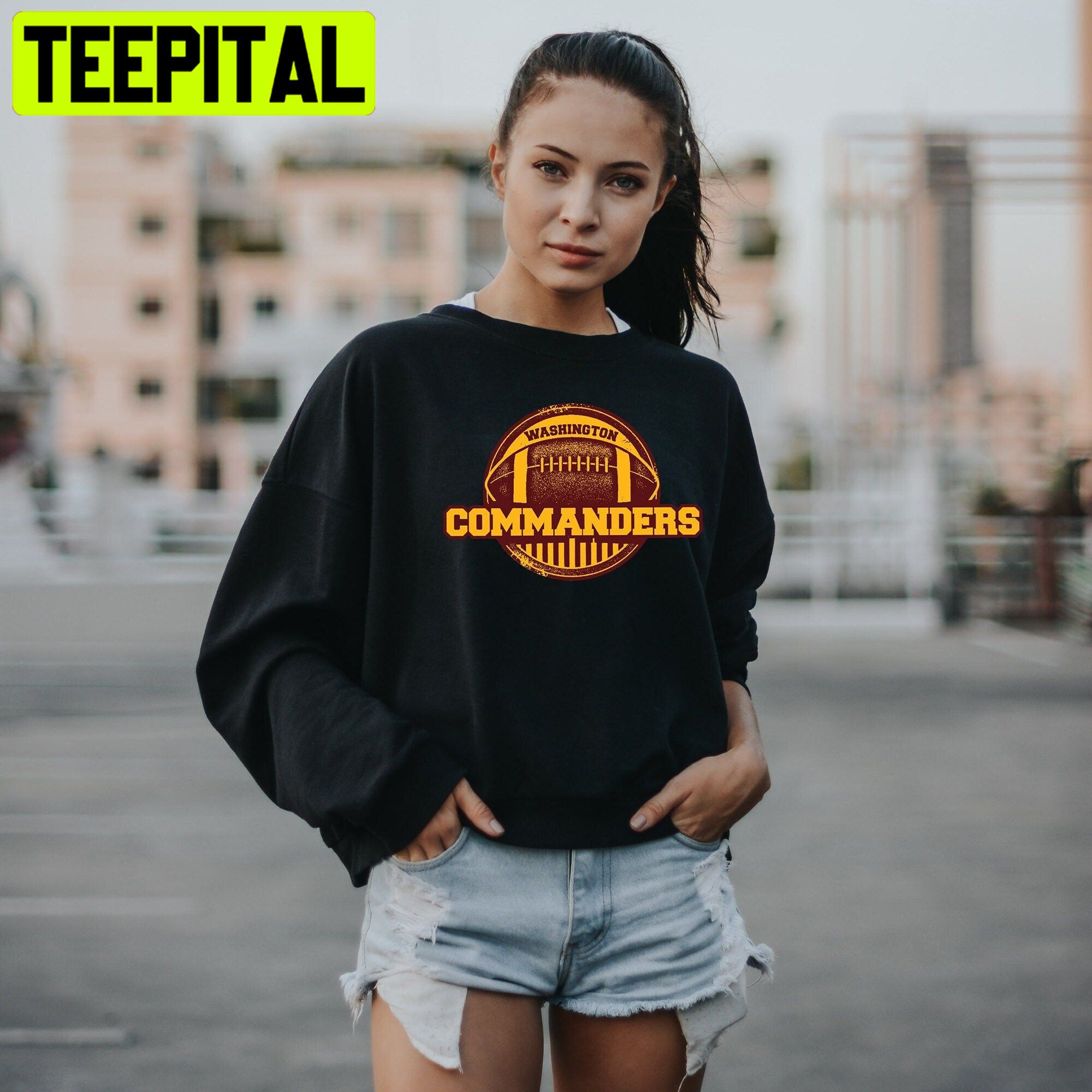Washington Commanders Cute Football Unisex Sweatshirt Washington Commanders Cute Football Unisex Sweatshirt