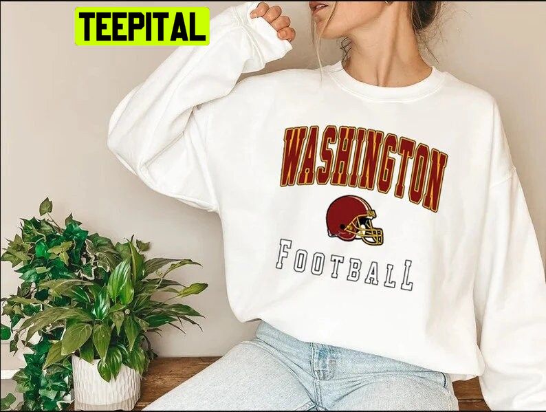 Washington Vintage Retro Style Football Unisex Sweatshirt Washington Vintage Retro Style Football Unisex Sweatshirt