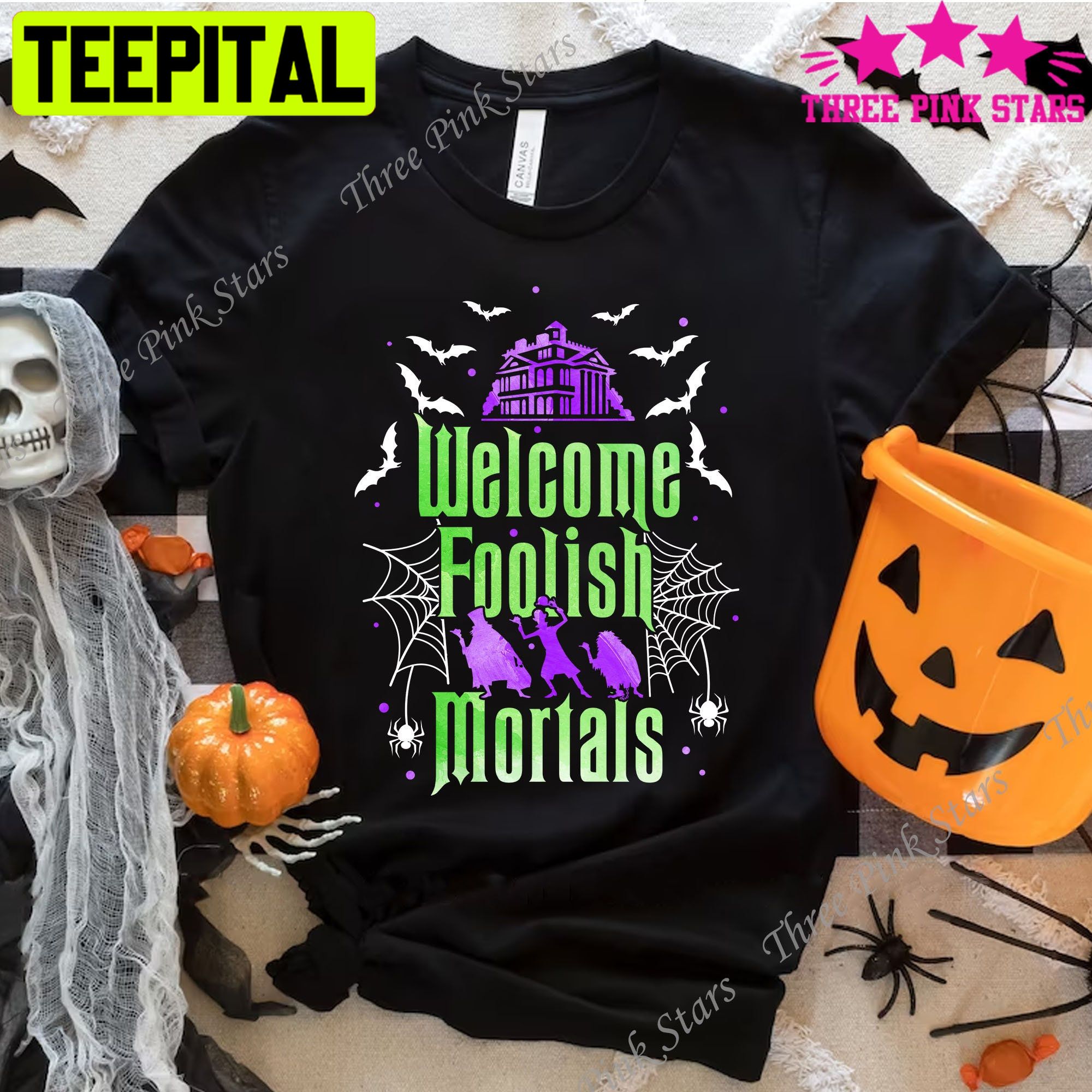 Welcome Foolish Mortals Tower Of Terror Halloween Trending Unisex T-Shirt Welcome Foolish Mortals Tower Of Terror Halloween Trending Unisex T-Shirt