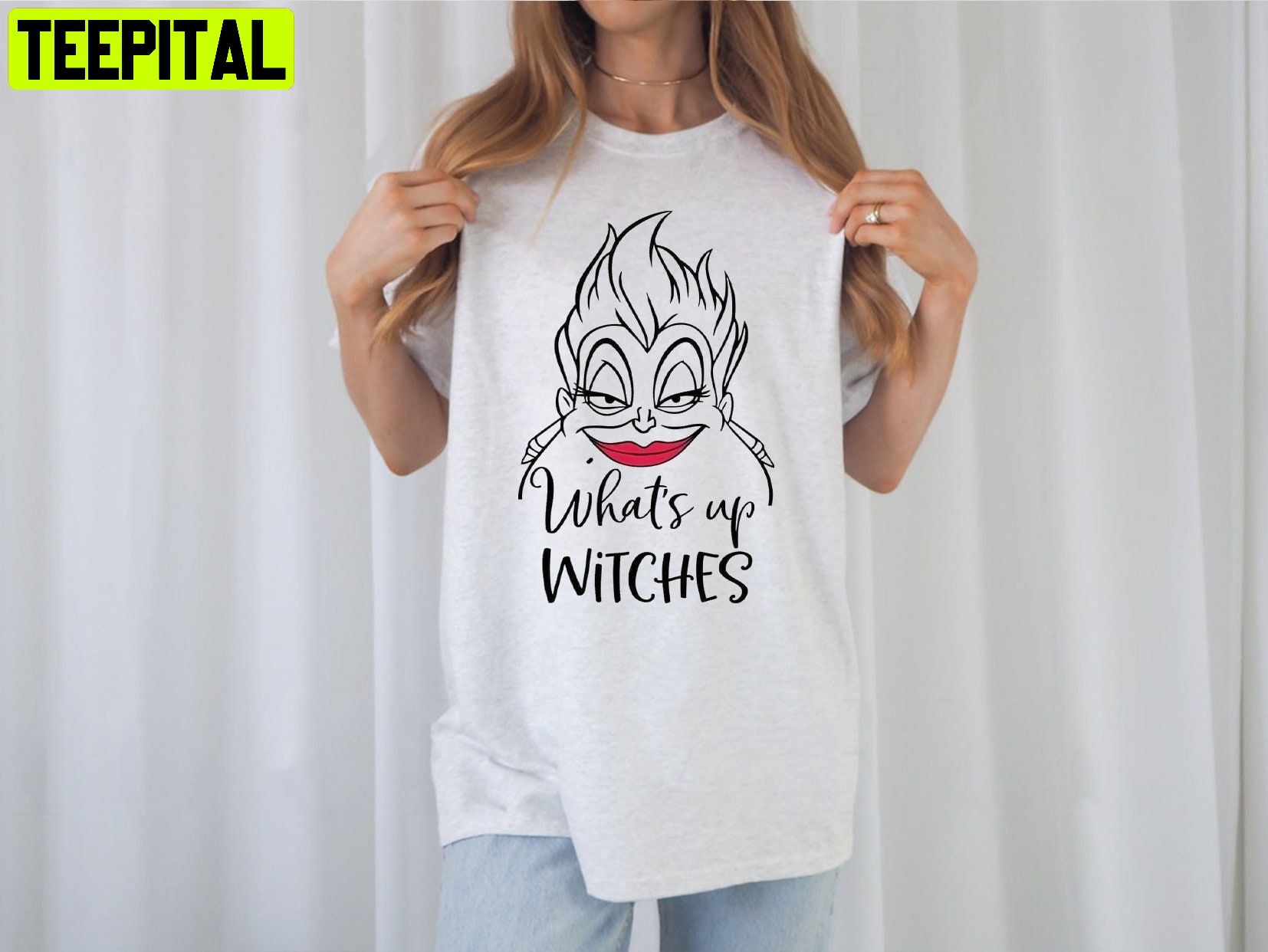 What's Up Witches Ursula Villain Villain Disney Unisesx T-Shirt What's Up Witches Ursula Villain Villain Disney Unisesx T-Shirt