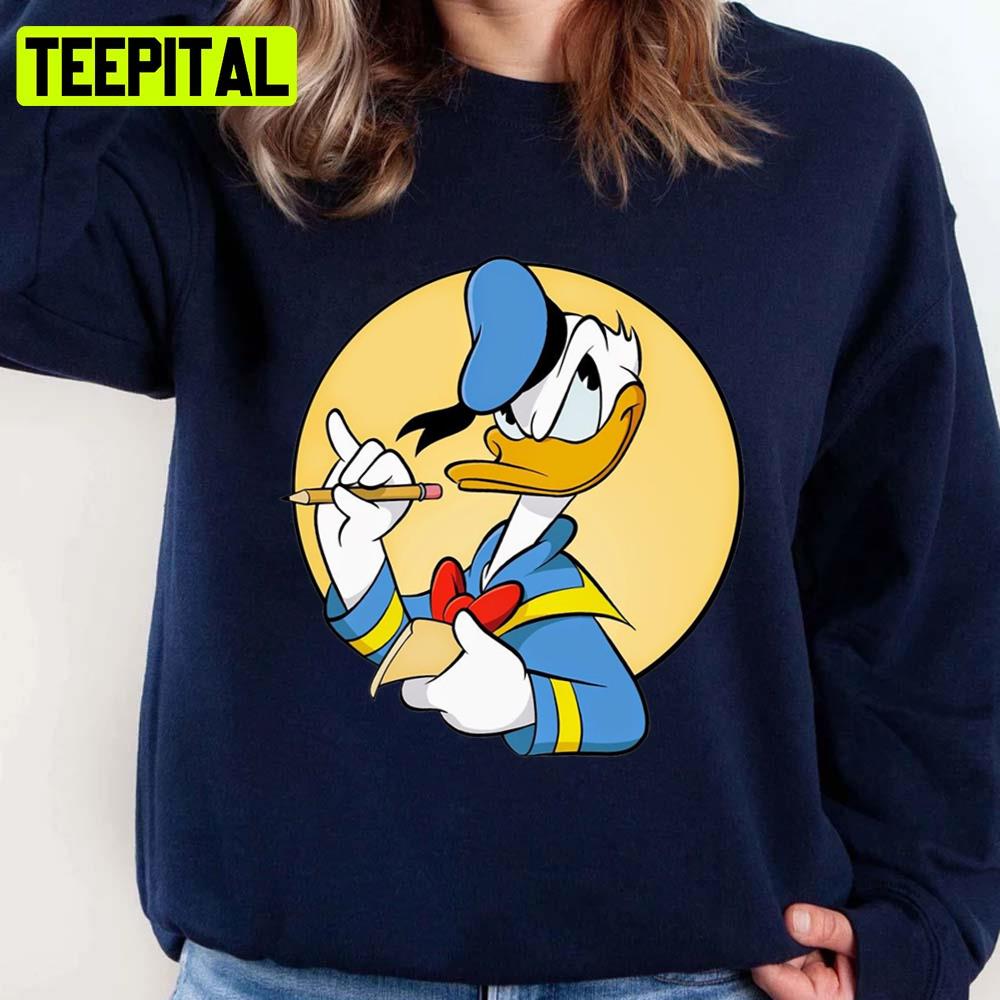 Wondering Face Donald Duck Painter Unisex Sweatshirt Wondering Face Donald Duck Painter Unisex Sweatshirt