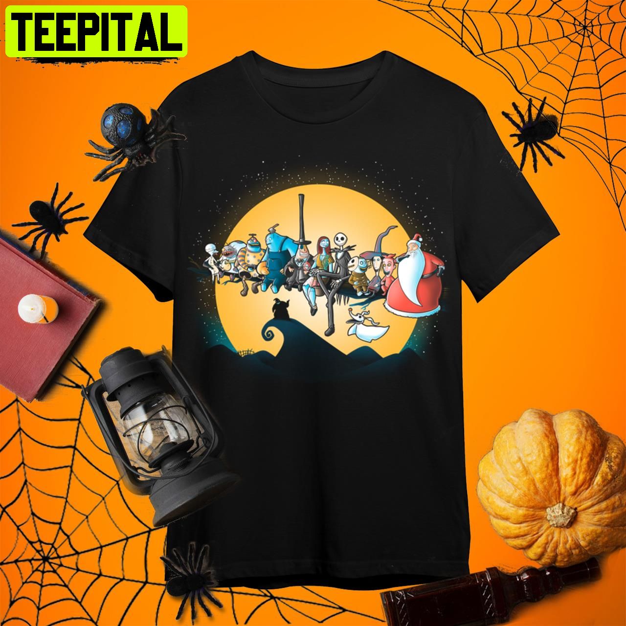 Workers Disneyland Halloween Retro Art Unisex T-Shirt Workers Disneyland Halloween Retro Art Unisex T-Shirt