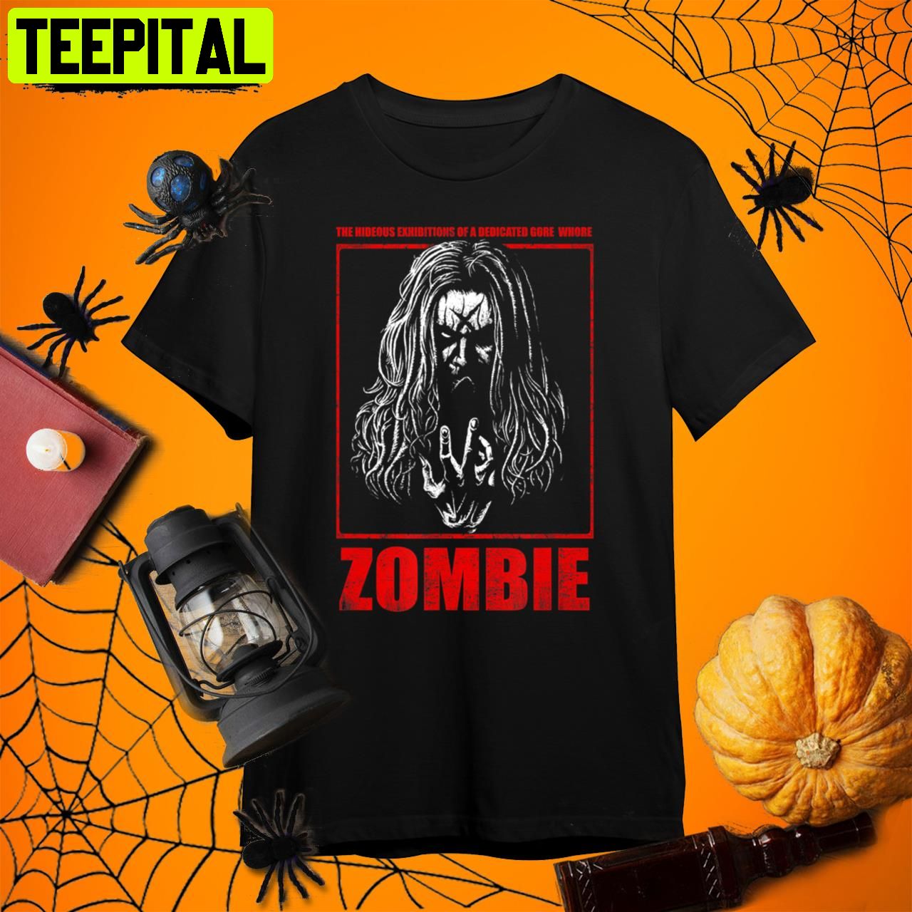 Zombie Tribute Rob Rob Zombie Halloween Retro Art Unisex T-Shirt Zombie Tribute Rob Rob Zombie Halloween Retro Art Unisex T-Shirt