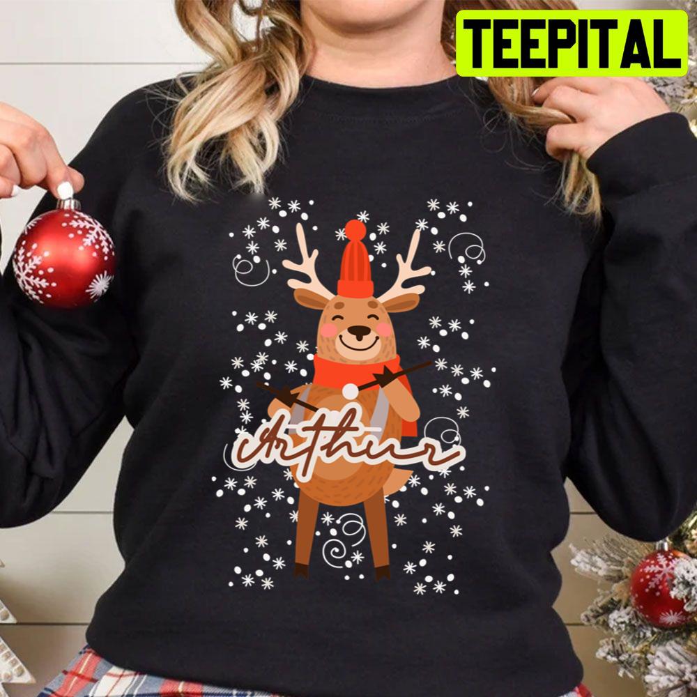 Arthur Little Christmas Reindeer Trending Unisex Sweatshirt Arthur Little Christmas Reindeer Trending Unisex Sweatshirt