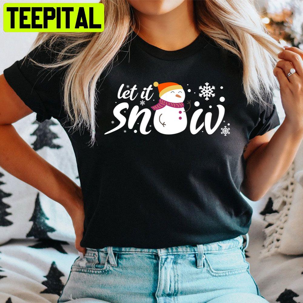 Cute Sowman Let It Snow Christmas Trending Unisex Sweatshirt Cute Sowman Let It Snow Christmas Trending Unisex Sweatshirt