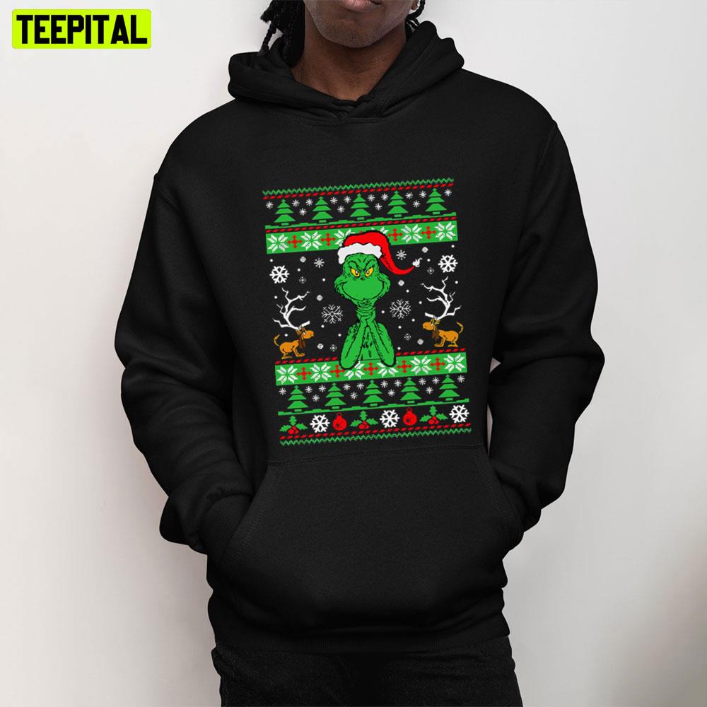 Grinch Ugly Pattern Trending Unisex T-Shirt Grinch Ugly Pattern Trending Unisex T-Shirt