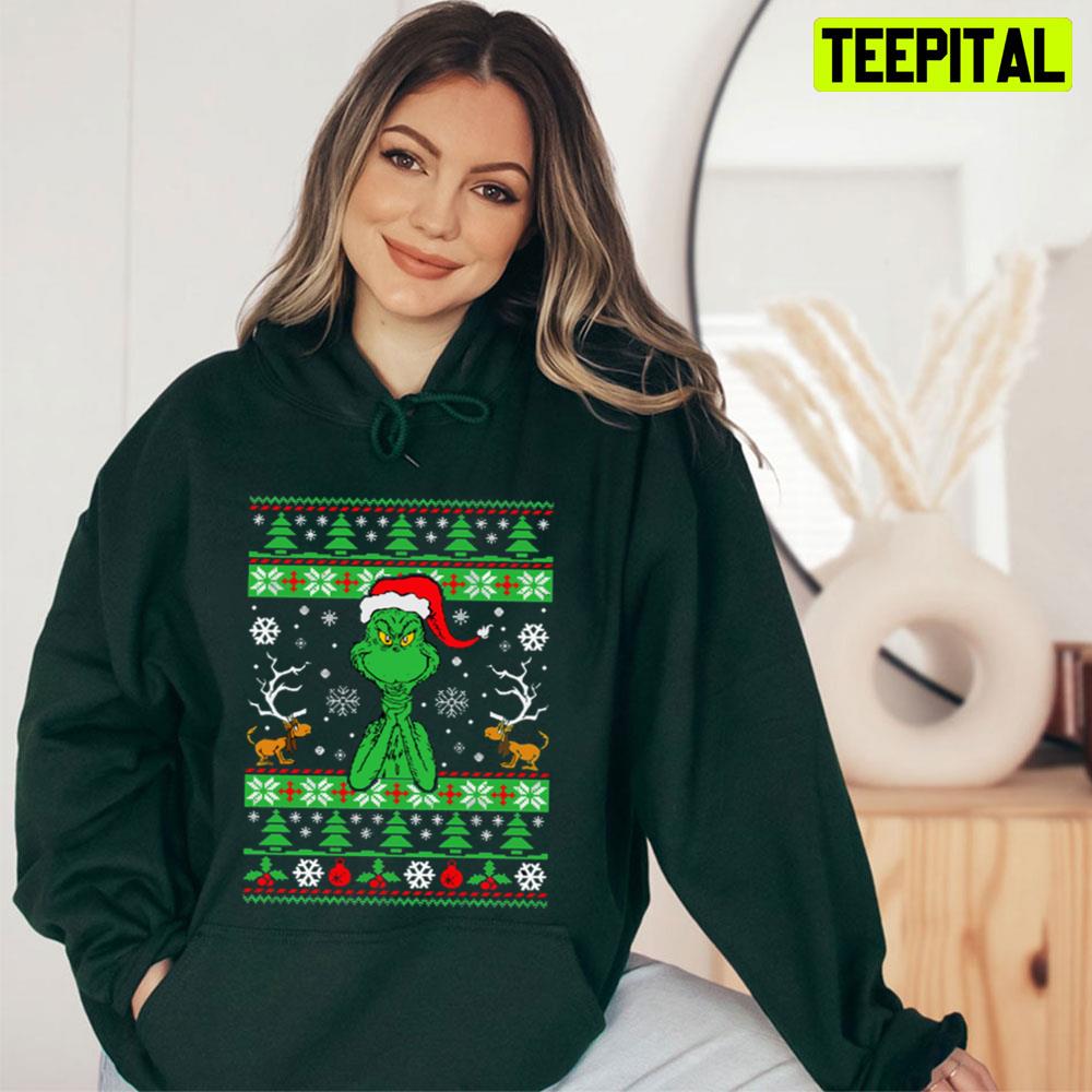 Grinch Ugly Pattern Trending Unisex T-Shirt Grinch Ugly Pattern Trending Unisex T-Shirt