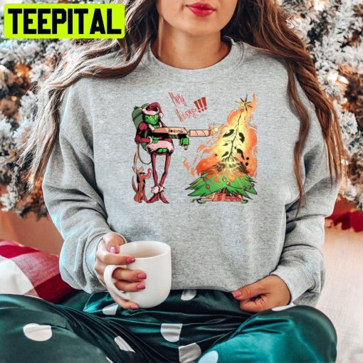 Happy Holidays Christmas Grinch Trending Unisex Hoodie