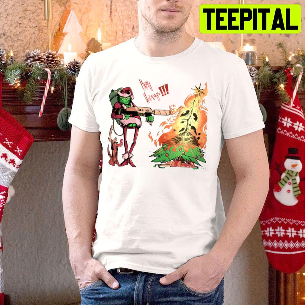 Happy Holidays Christmas Grinch Trending Unisex Hoodie Happy Holidays Christmas Grinch Trending Unisex Hoodie