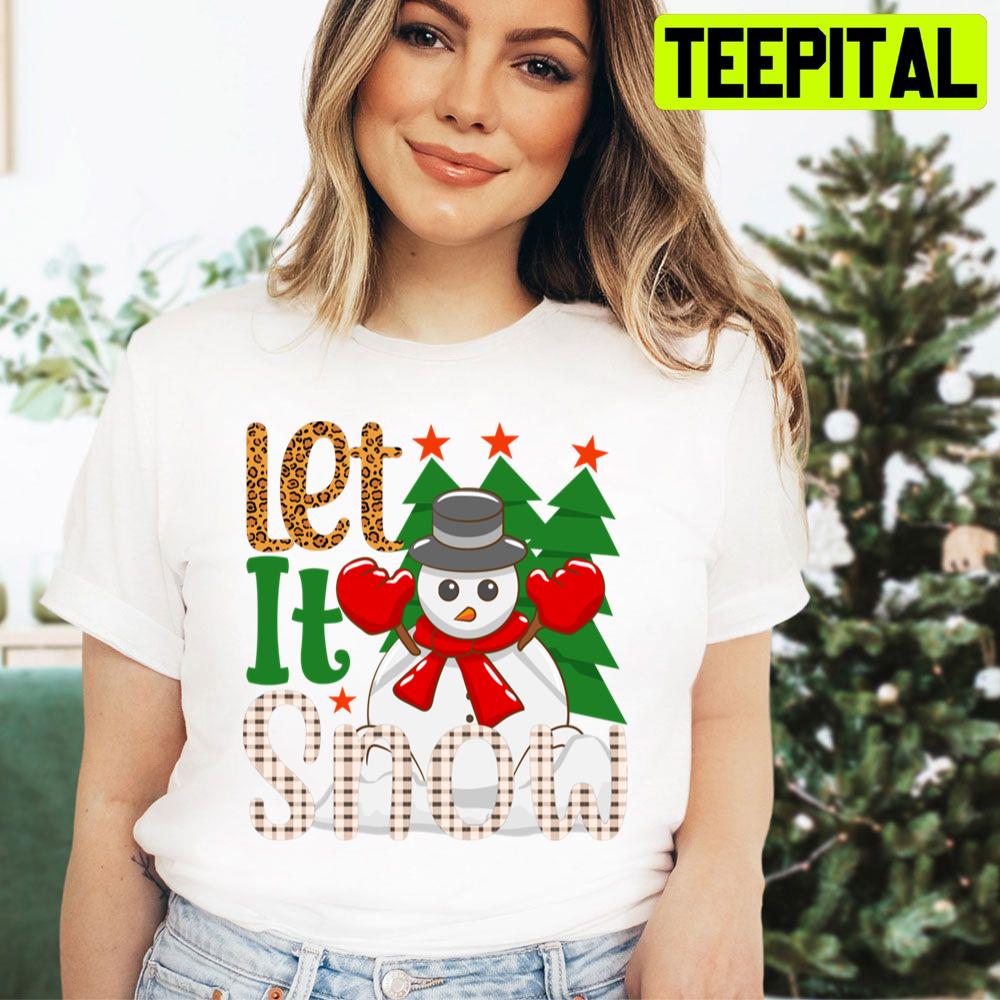 Let It Snow Christmas Snowman Trending Unisex Hoodie Let It Snow Christmas Snowman Trending Unisex Hoodie