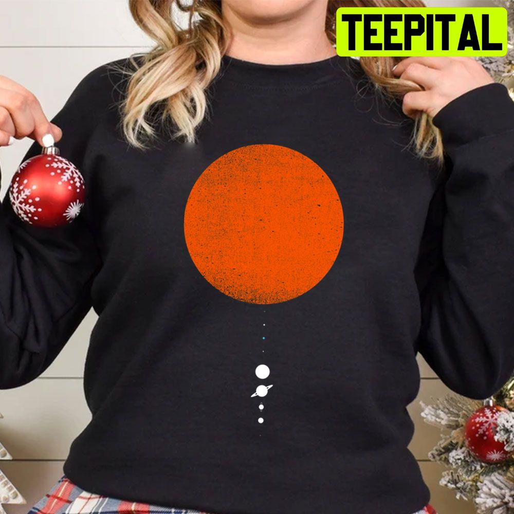 Minimal Solar System Trending Unisex Sweatshirt Minimal Solar System Trending Unisex Sweatshirt