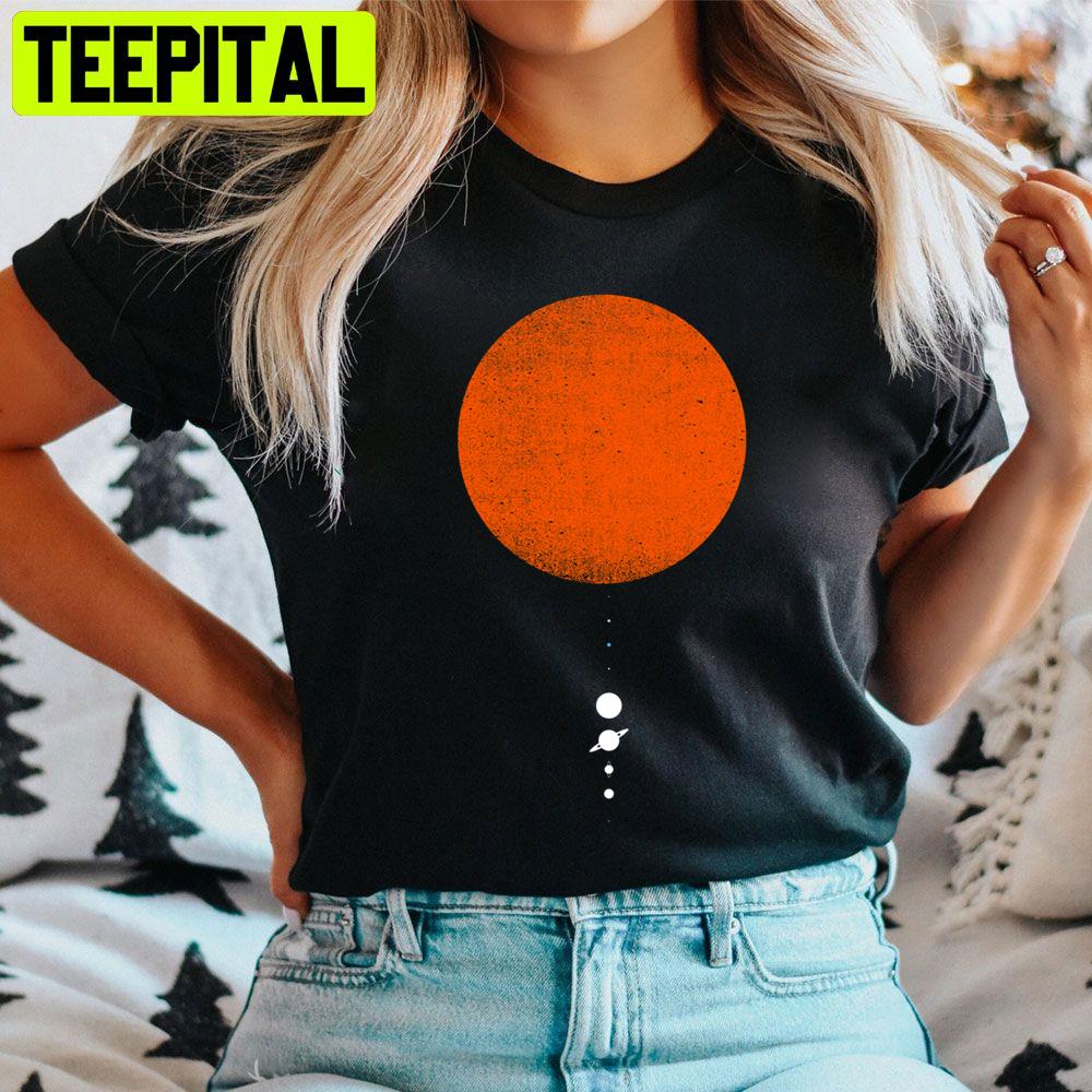 Minimal Solar System Trending Unisex Sweatshirt Minimal Solar System Trending Unisex Sweatshirt