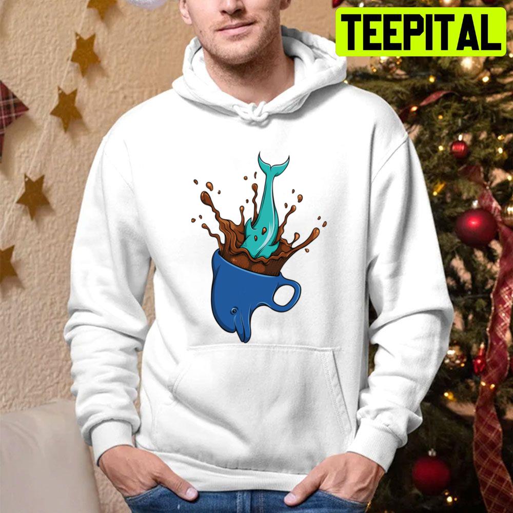 Plunge Into Coffee Trending Unisex Hoodie Plunge Into Coffee Trending Unisex Hoodie