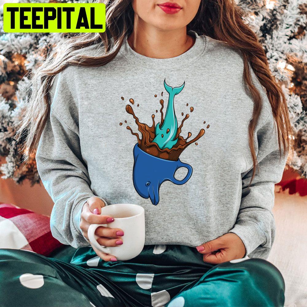 Plunge Into Coffee Trending Unisex Hoodie Plunge Into Coffee Trending Unisex Hoodie