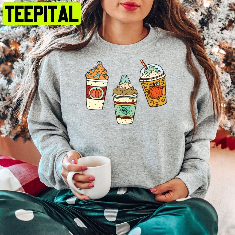 Pumpkin Spice Latte Drink Sticker Pack Trending Unisex Hoodie Pumpkin Spice Latte Drink Sticker Pack Trending Unisex Hoodie
