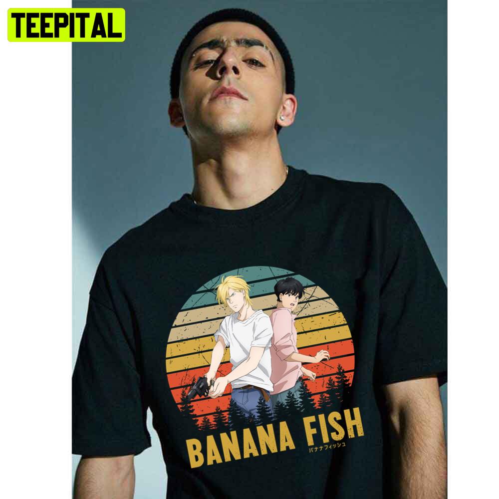 Banana Fish Art Vintage Trending Unisex T-Shirt Banana Fish Art Vintage Trending Unisex T-Shirt