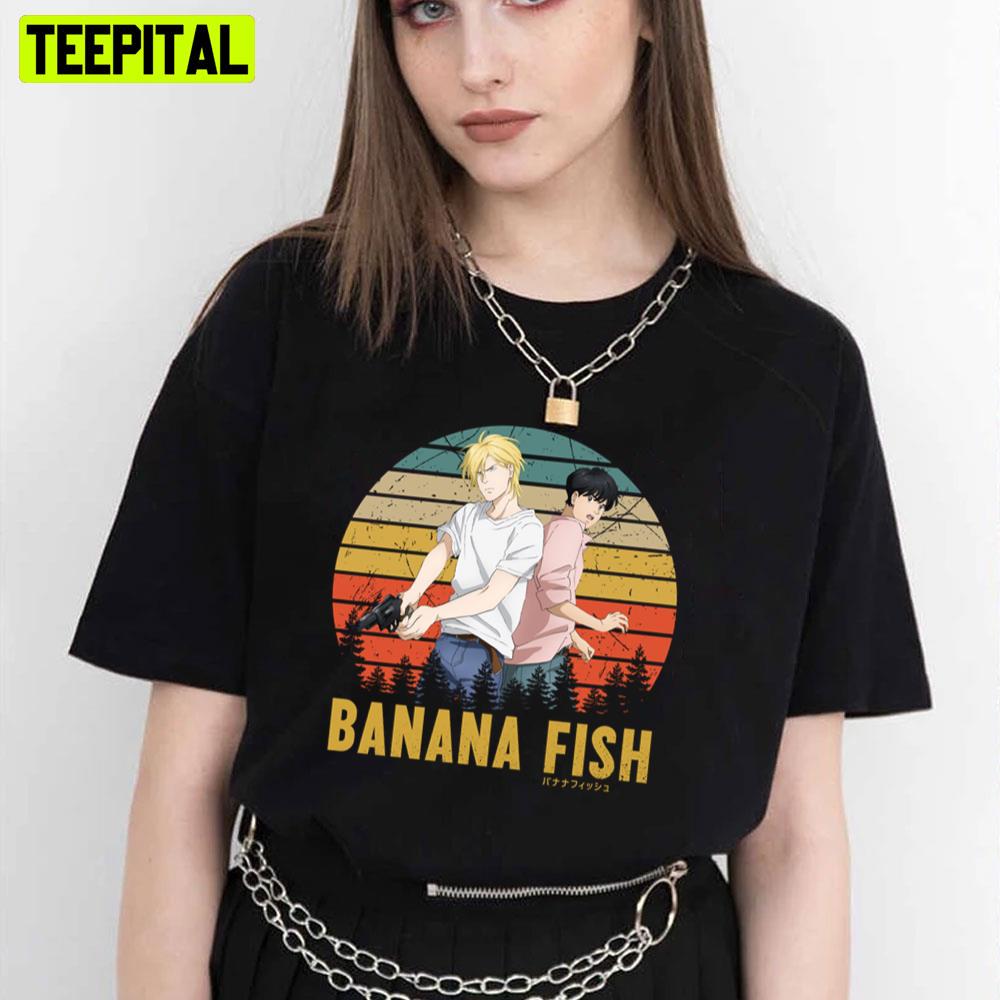 Banana Fish Art Vintage Trending Unisex T-Shirt Banana Fish Art Vintage Trending Unisex T-Shirt