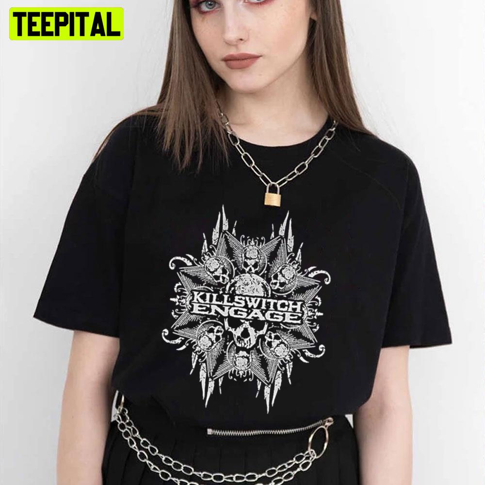 Killswitch Engage Black And White Trending Unisex T-Shirt Killswitch Engage Black And White Trending Unisex T-Shirt