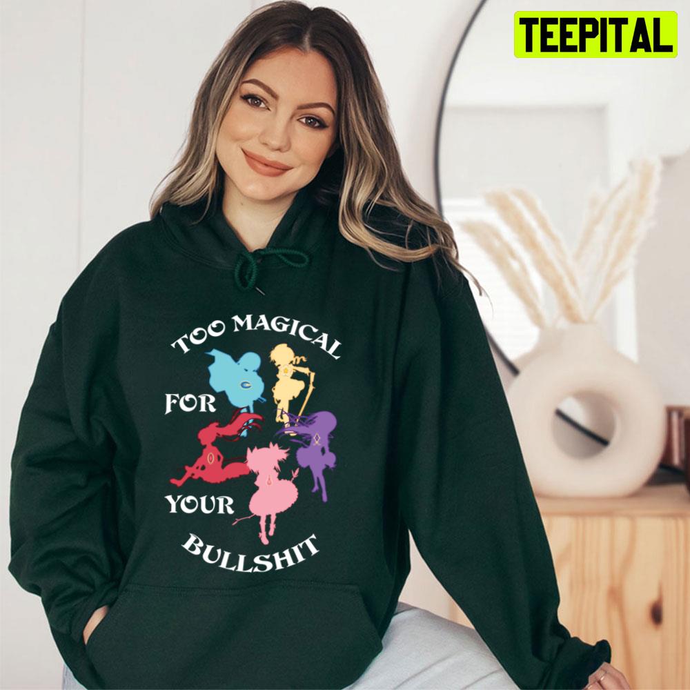 Madoka Magica Too Magical For Your Bullshit Trending Unisex T-Shirt Madoka Magica Too Magical For Your Bullshit Trending Unisex T-Shirt