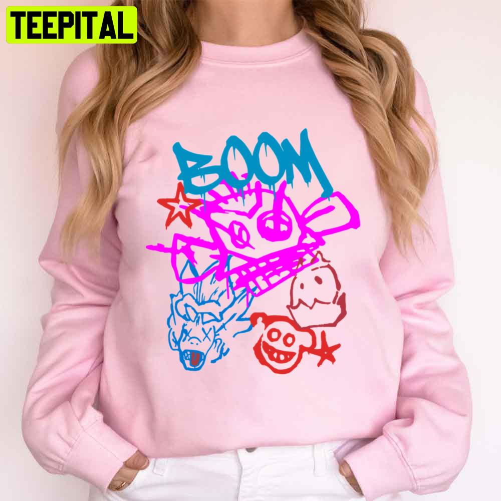 Monkey Graffiti Boom Funny Art Trending Unisex T-Shirt Monkey Graffiti Boom Funny Art Trending Unisex T-Shirt