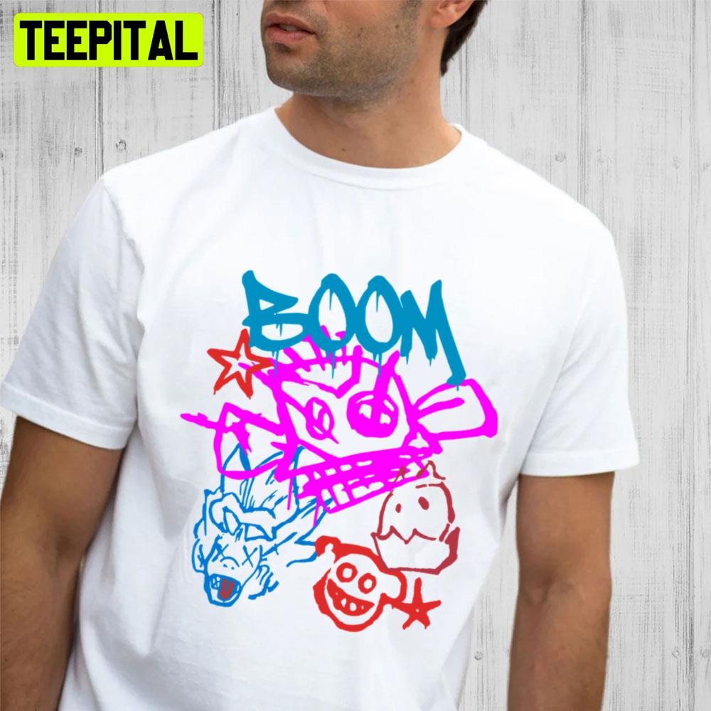 Monkey Graffiti Boom Funny Art Trending Unisex T-Shirt Monkey Graffiti Boom Funny Art Trending Unisex T-Shirt