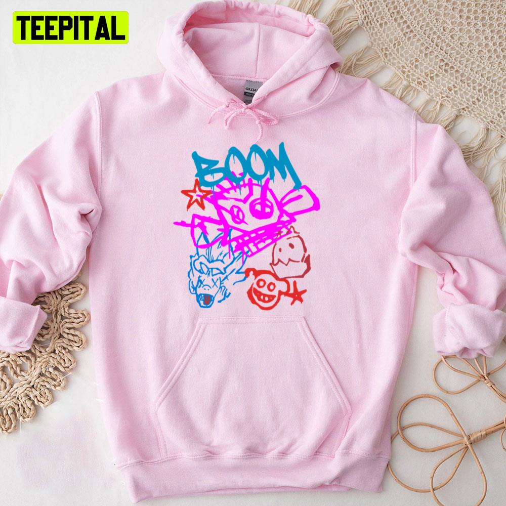 Monkey Graffiti Boom Funny Art Trending Unisex T-Shirt Monkey Graffiti Boom Funny Art Trending Unisex T-Shirt