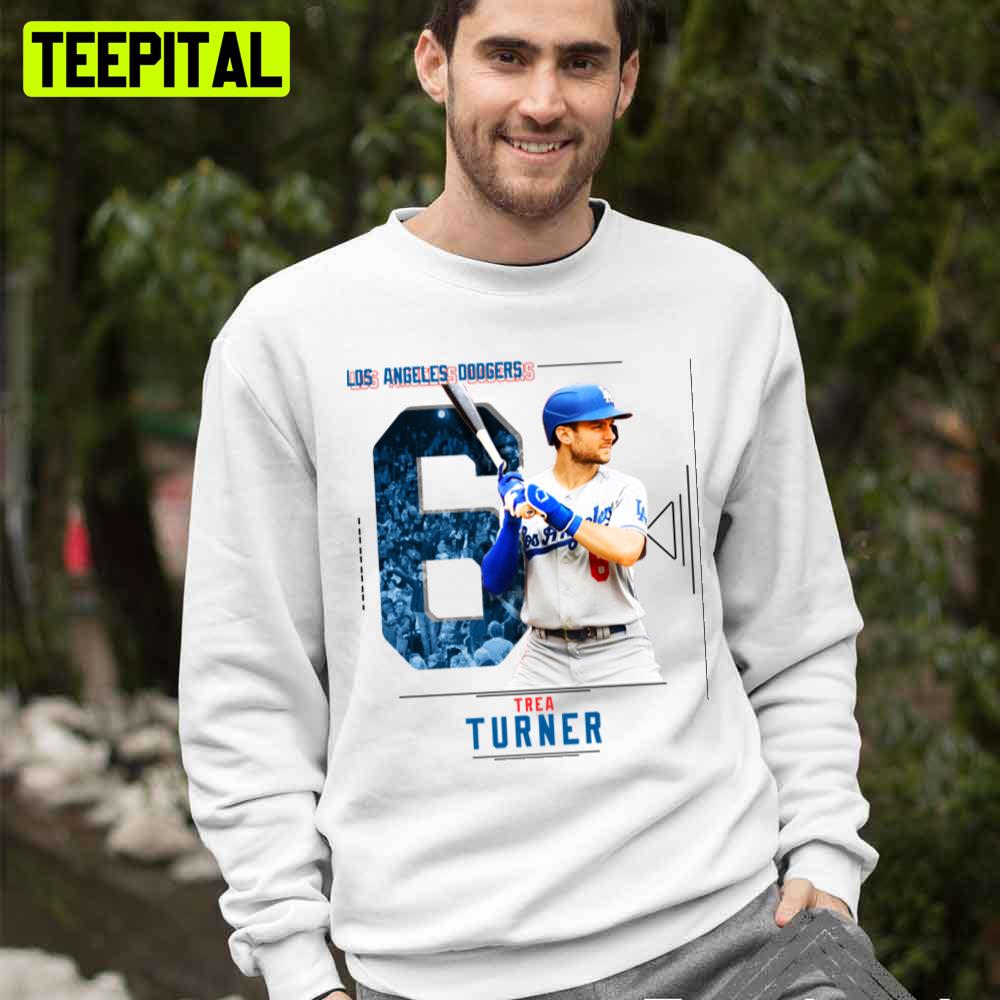 Trea Turner Los Angeles Dodgers Baseball Trending Unisex T-Shirt Trea Turner Los Angeles Dodgers Baseball Trending Unisex T-Shirt