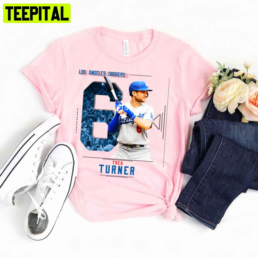 Trea Turner Los Angeles Dodgers Baseball Trending Unisex T-Shirt Trea Turner Los Angeles Dodgers Baseball Trending Unisex T-Shirt