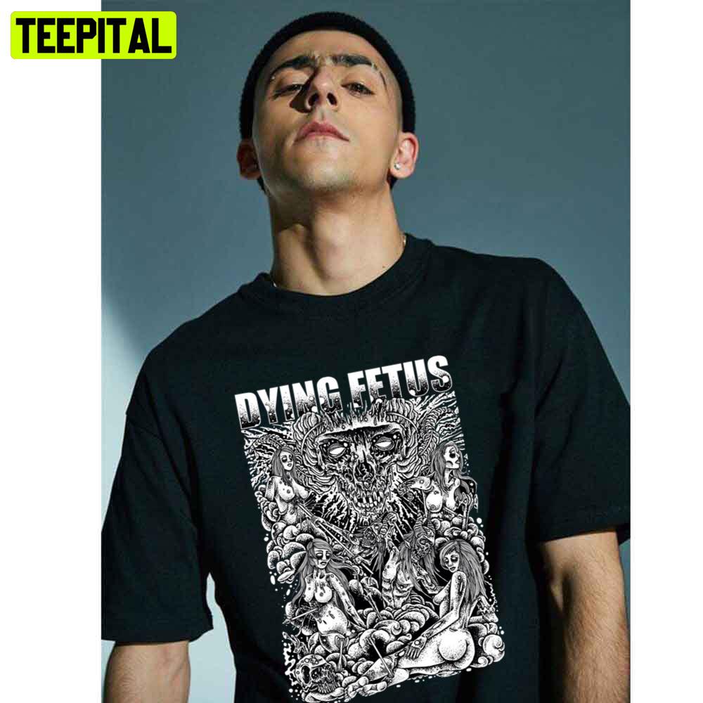 Dying Fetus White Artwork Trending Unisex T-Shirt Dying Fetus White Artwork Trending Unisex T-Shirt