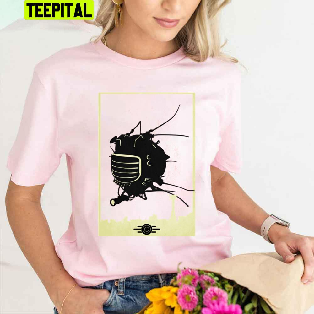 Fallout New Vegas Ede Eye Bot Trending Unisex T-Shirt Fallout New Vegas Ede Eye Bot Trending Unisex T-Shirt