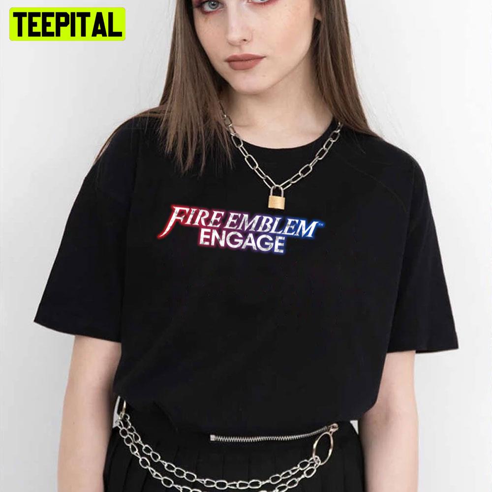 Fire Emblem Engage Distressed Logo Trending Unisex T-Shirt Fire Emblem Engage Distressed Logo Trending Unisex T-Shirt