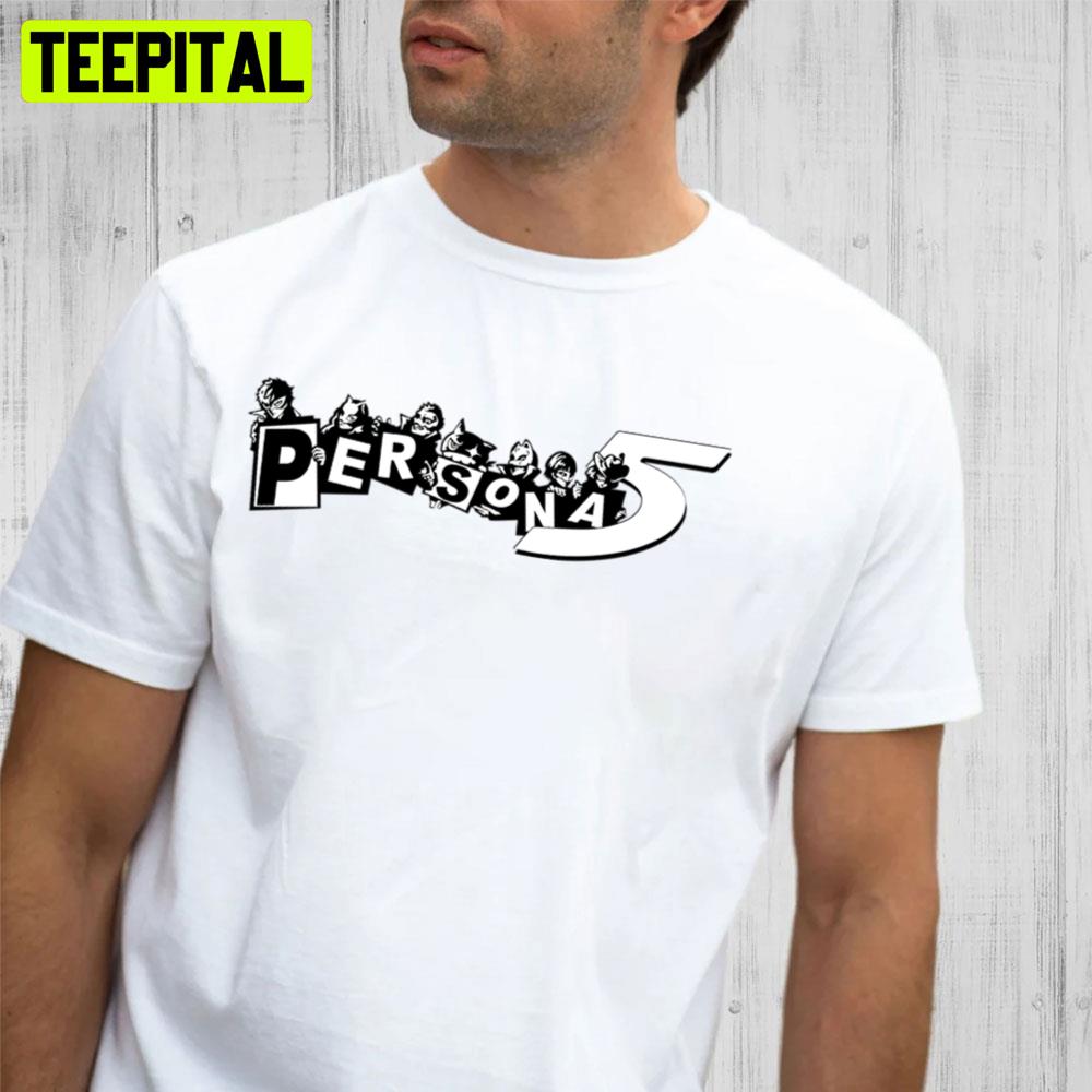 Persona 5 Awesome Logo Trending Unisex T-Shirt Persona 5 Awesome Logo Trending Unisex T-Shirt