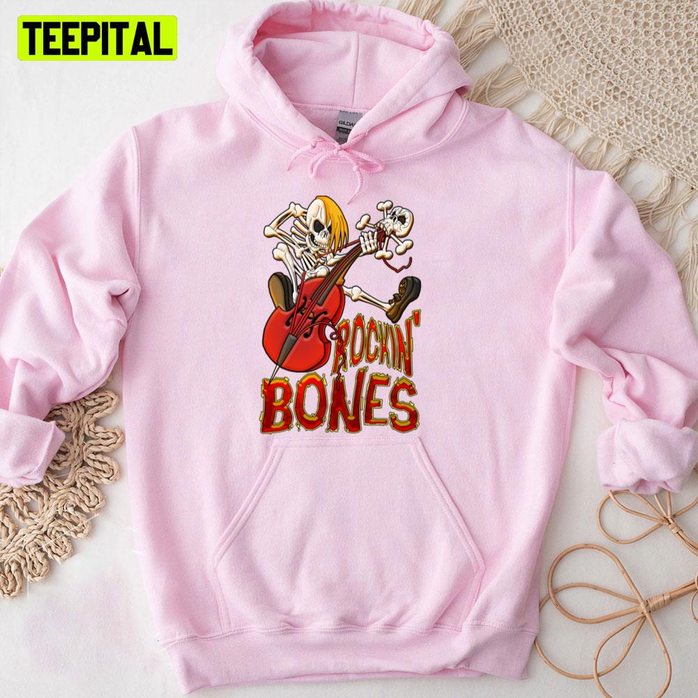 Rockin Bones Full Colour Trending Unisex T-Shirt Rockin Bones Full Colour Trending Unisex T-Shirt