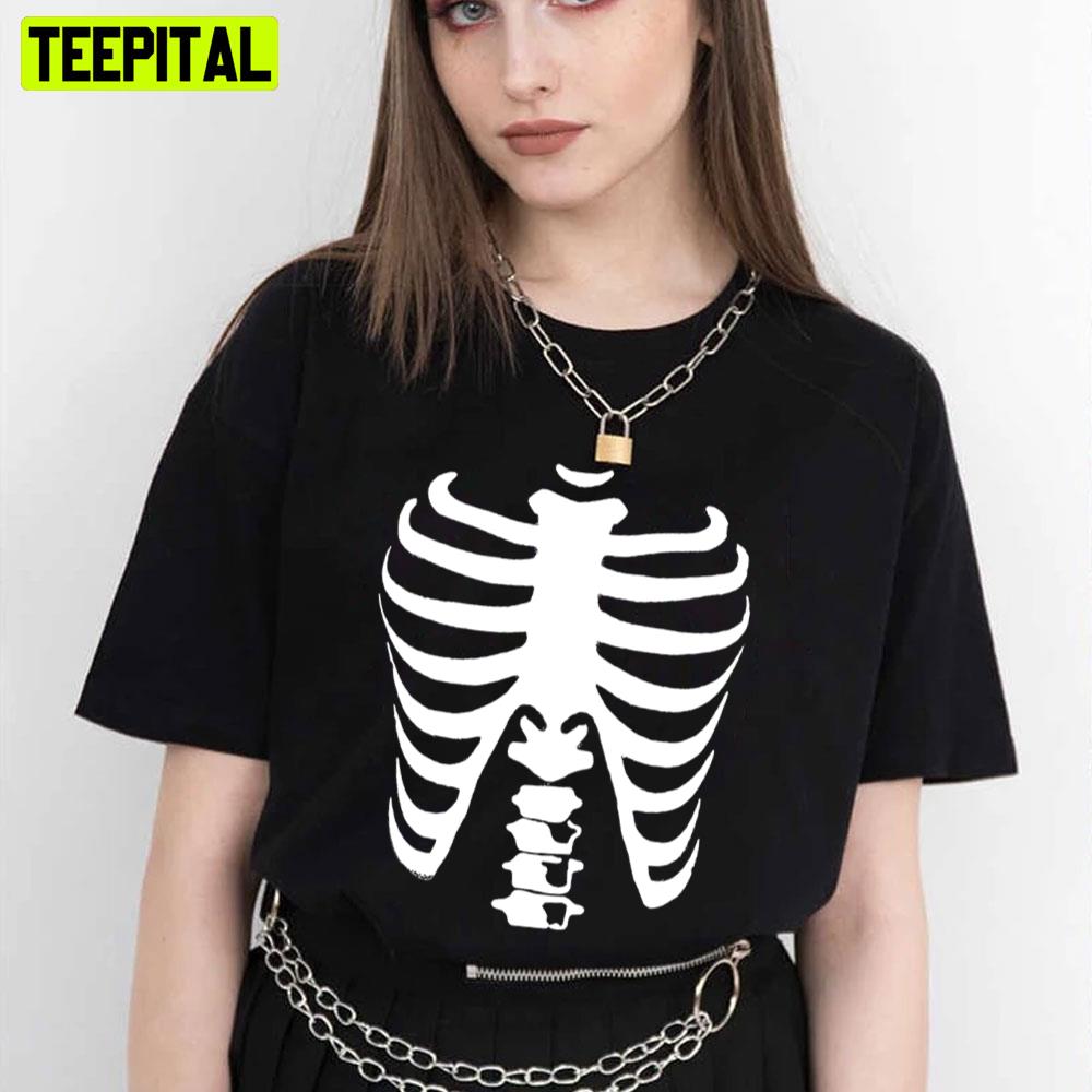 Skeleton White Art Trending Unisex T-Shirt Skeleton White Art Trending Unisex T-Shirt