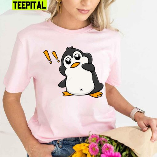 Surprised Penguin Trending Unisex T-Shirt