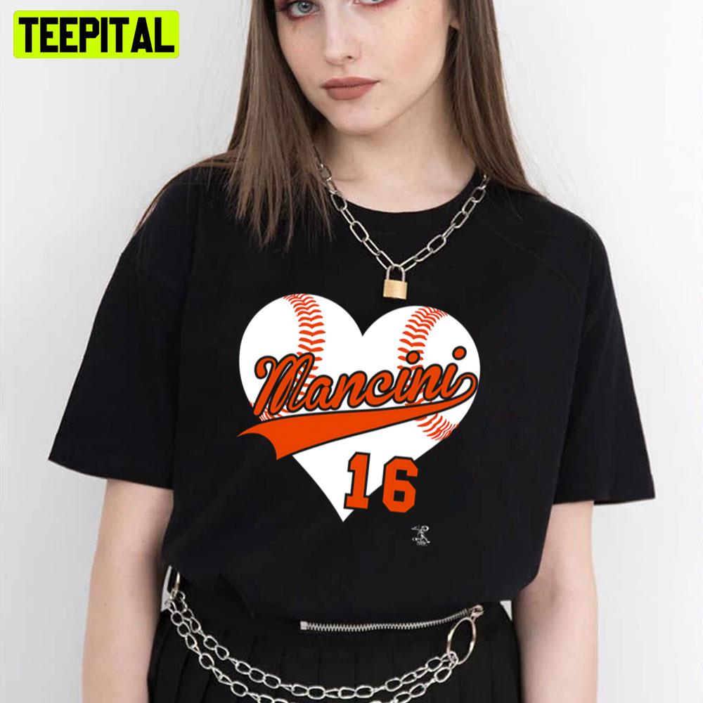 Trey Mancini Heart Gameday Baseball Trending Unisex T-Shirt Trey Mancini Heart Gameday Baseball Trending Unisex T-Shirt