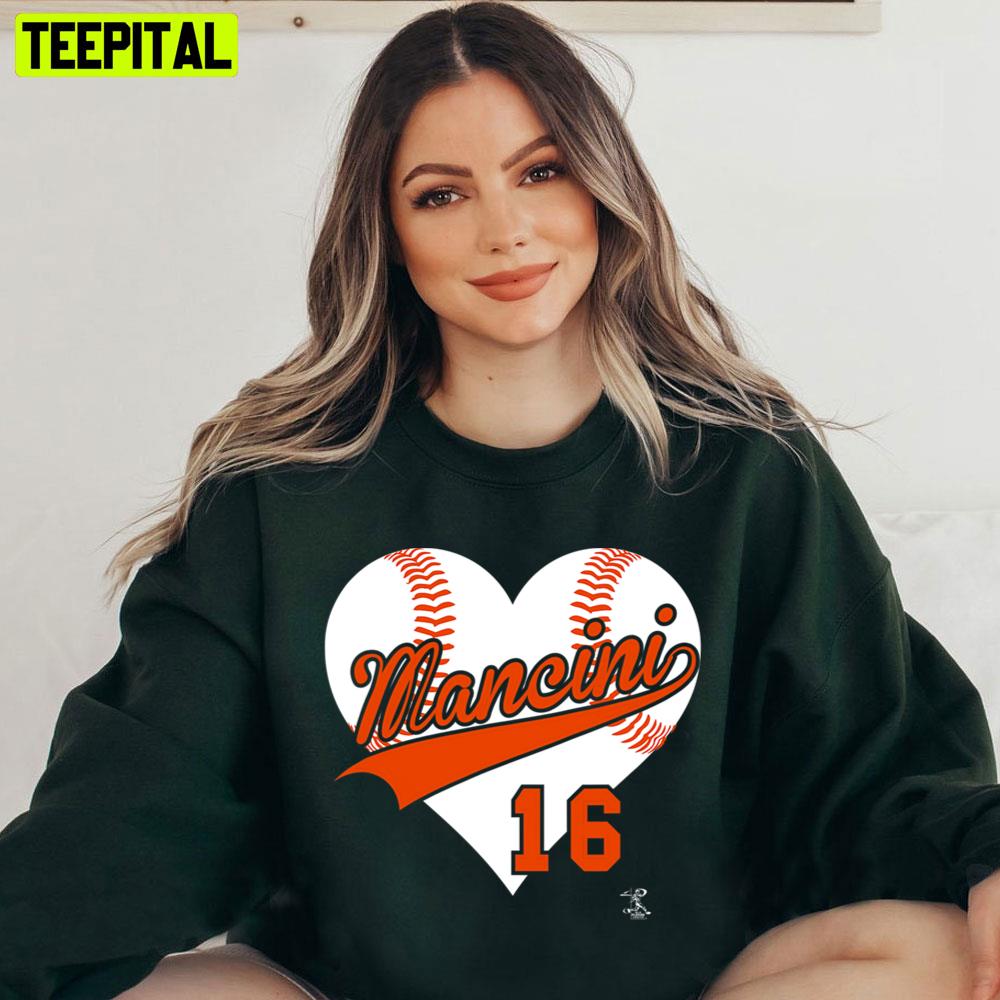 Trey Mancini Heart Gameday Baseball Trending Unisex T-Shirt Trey Mancini Heart Gameday Baseball Trending Unisex T-Shirt