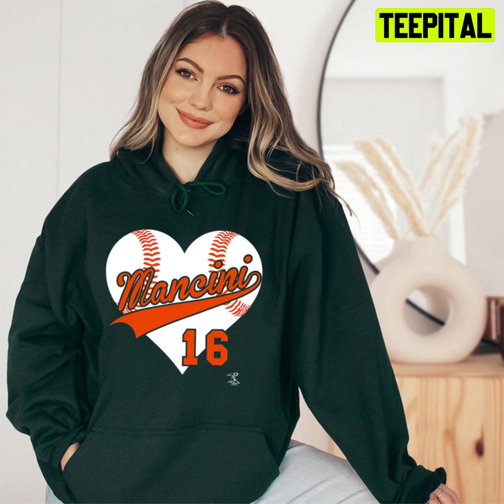 Trey Mancini Heart Gameday Baseball Trending Unisex T-Shirt Trey Mancini Heart Gameday Baseball Trending Unisex T-Shirt