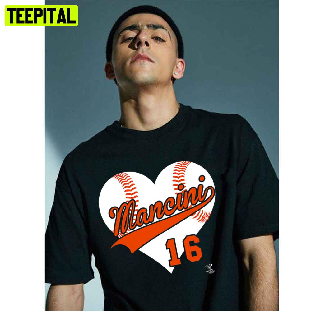Trey Mancini Heart Gameday Baseball Trending Unisex T-Shirt Trey Mancini Heart Gameday Baseball Trending Unisex T-Shirt