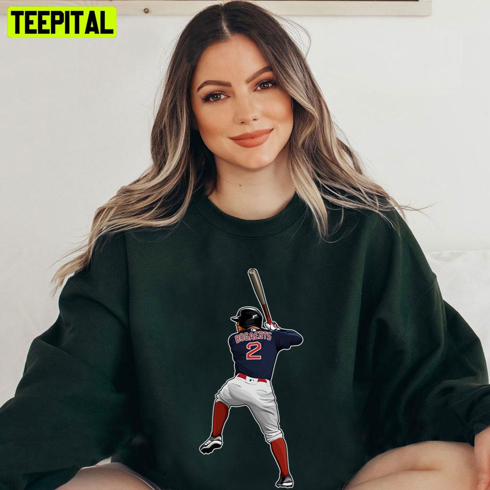Xander Bogaerts 2 Bats Ready Baseball Trending Unisex T-Shirt Xander Bogaerts 2 Bats Ready Baseball Trending Unisex T-Shirt