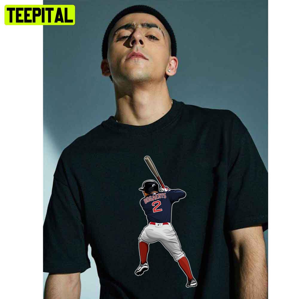 Xander Bogaerts 2 Bats Ready Baseball Trending Unisex T-Shirt Xander Bogaerts 2 Bats Ready Baseball Trending Unisex T-Shirt