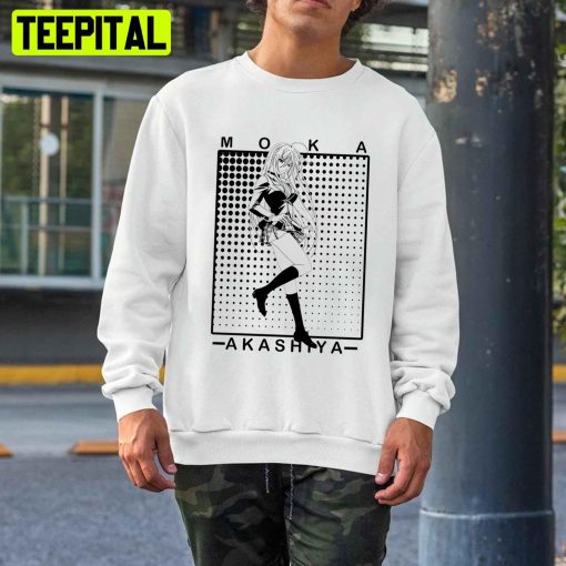 Black Art Moka Akashiya Rosario Vampire Trending Unisex T-Shirt