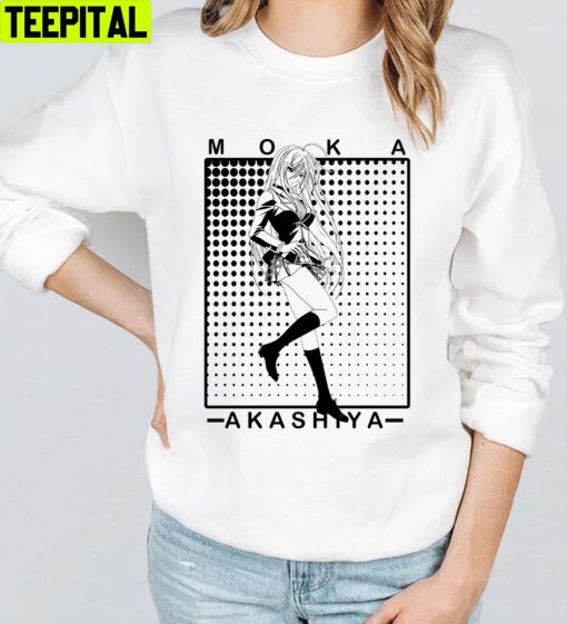 Black Art Moka Akashiya Rosario Vampire Trending Unisex T-Shirt