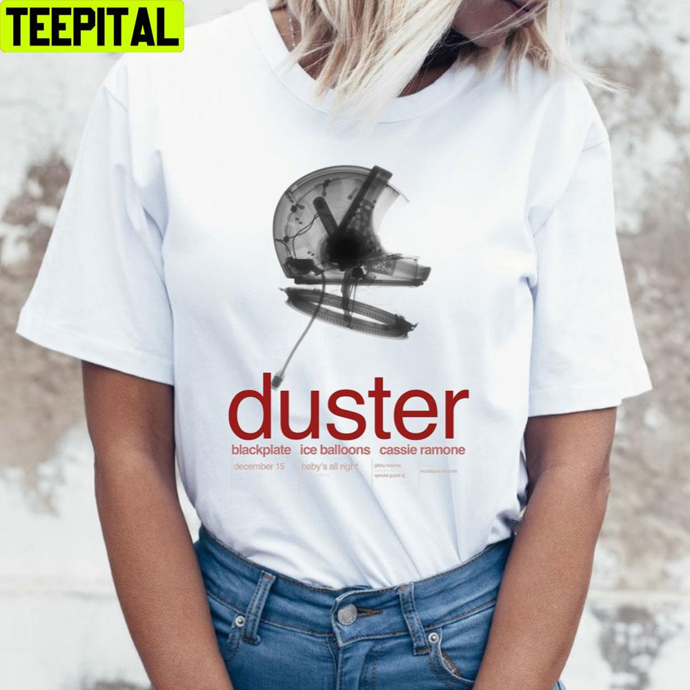 Blackplate Ice Balloons Cassie Ramone Duster Trending Unisex T-Shirt Blackplate Ice Balloons Cassie Ramone Duster Trending Unisex T-Shirt