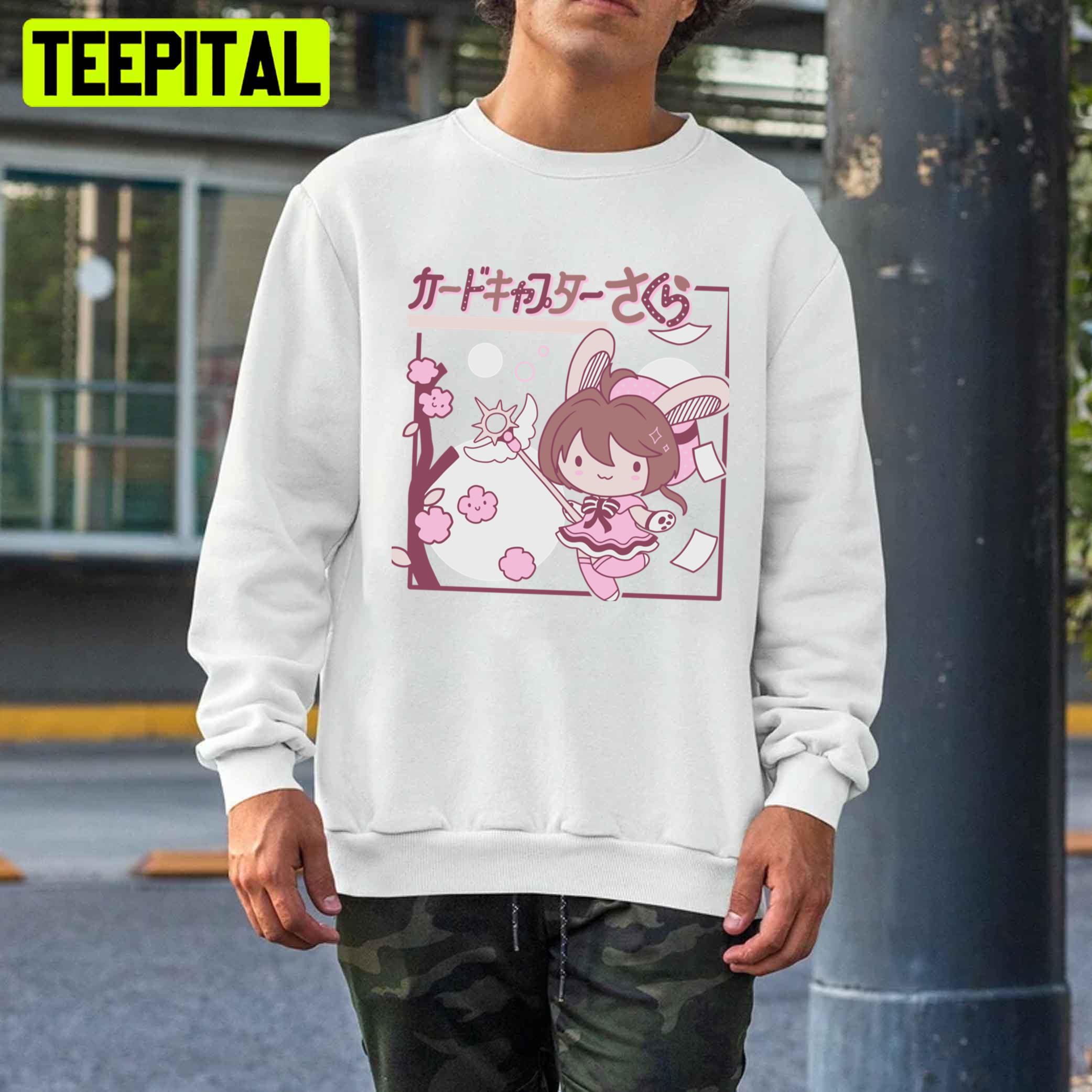Bunny Sakura Card Captor Sakura Trending Unisex T-Shirt Bunny Sakura Card Captor Sakura Trending Unisex T-Shirt