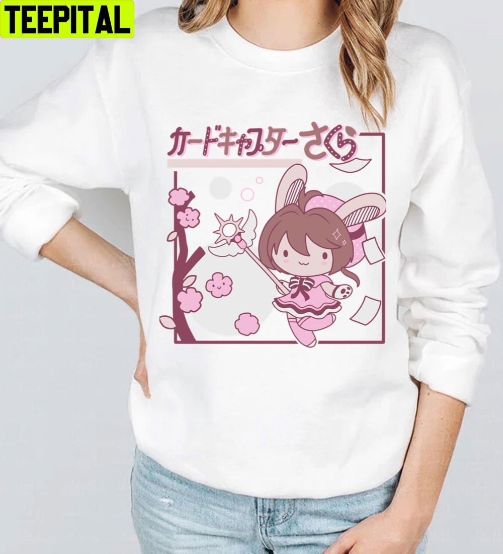 Bunny Sakura Card Captor Sakura Trending Unisex T-Shirt Bunny Sakura Card Captor Sakura Trending Unisex T-Shirt