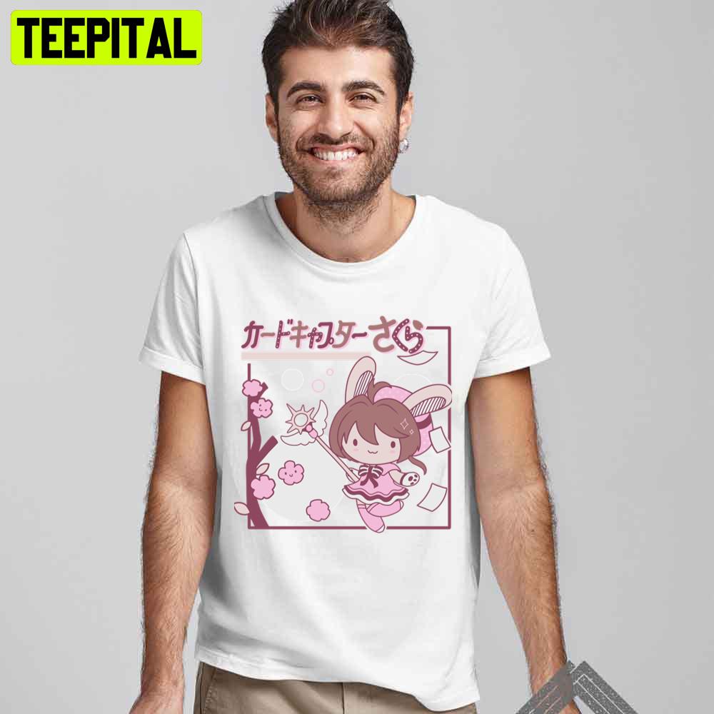 Bunny Sakura Card Captor Sakura Trending Unisex T-Shirt Bunny Sakura Card Captor Sakura Trending Unisex T-Shirt