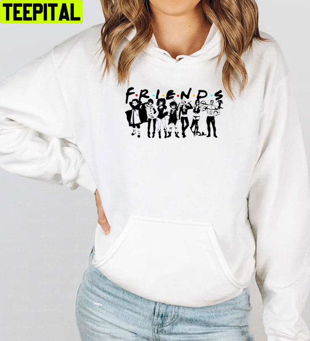 Friends Graphic Seven Deadly Sins Trending Unisex T-Shirt Friends Graphic Seven Deadly Sins Trending Unisex T-Shirt