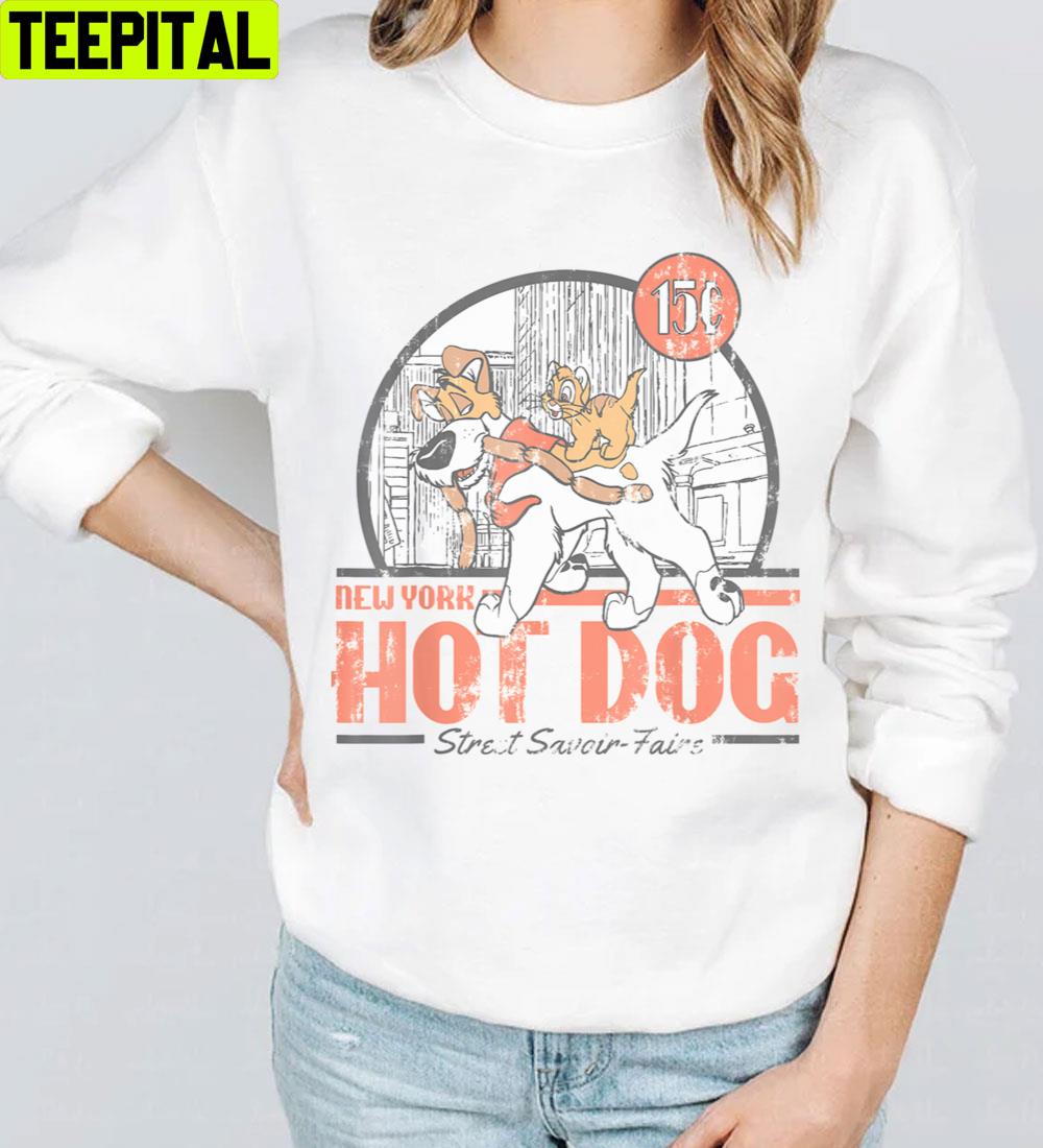 New York Hot Dog Oliver & Company Trending Unisex T-Shirt New York Hot Dog Oliver & Company Trending Unisex T-Shirt