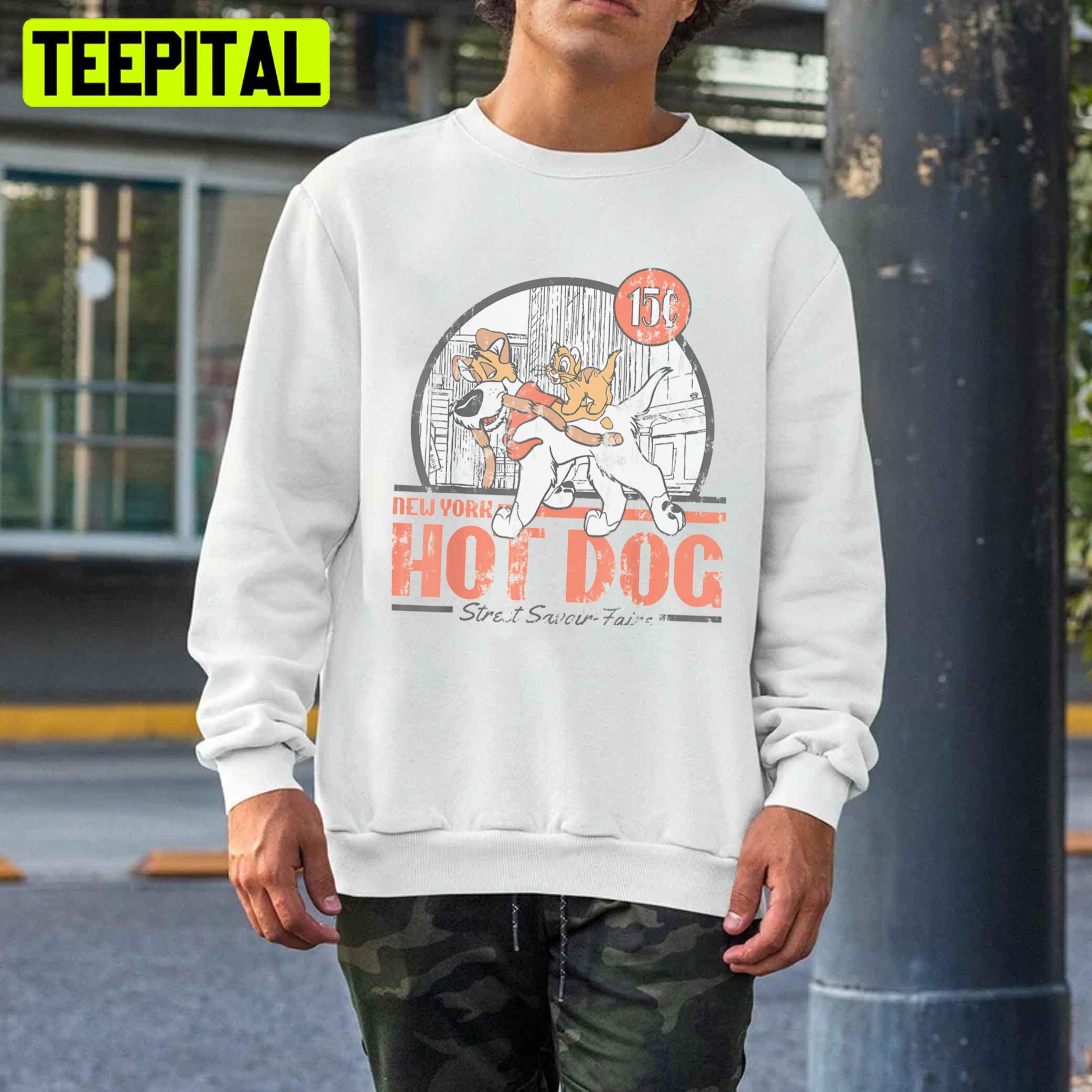 New York Hot Dog Oliver & Company Trending Unisex T-Shirt New York Hot Dog Oliver & Company Trending Unisex T-Shirt